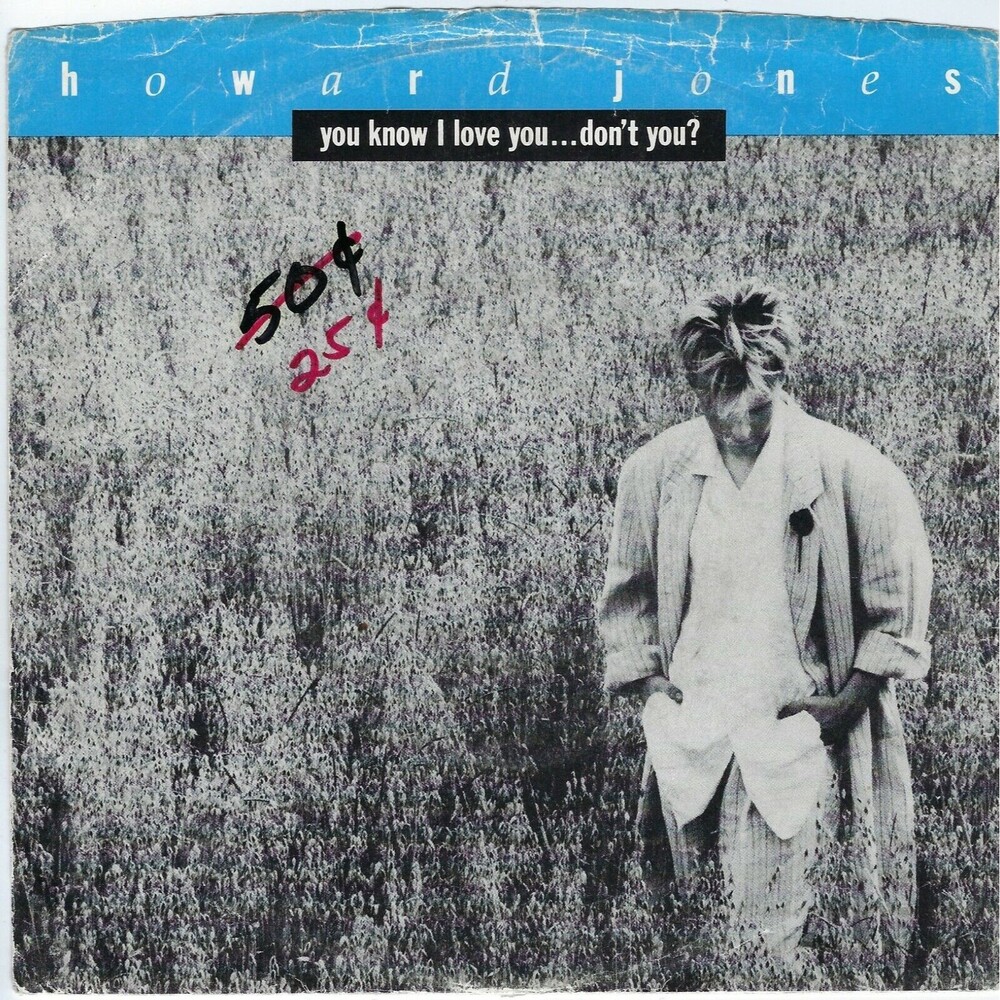 Howard Jones 45 PS You Know I Love You Don't You?/Roll Right Up G+/VG+ Synth Pop